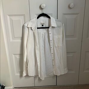 Universal Thread White Button Down Shirt